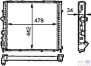 Радіатор 442 mm RENAULT