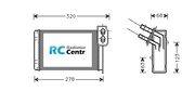 Радиатор печки Renault 19